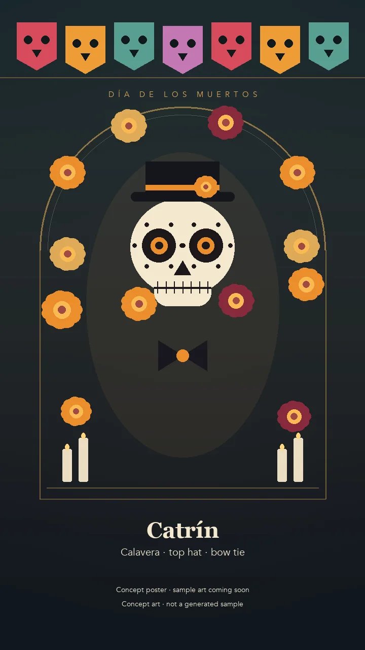 Catrín concept poster